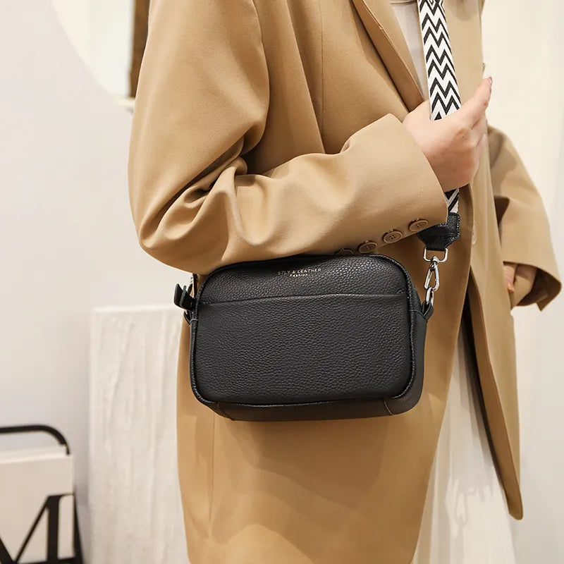 Valenzora | Leather shoulder bag for women