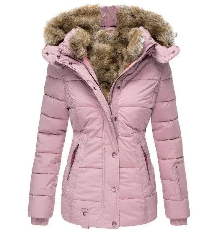 Valenzora - Winter coat with wool collar