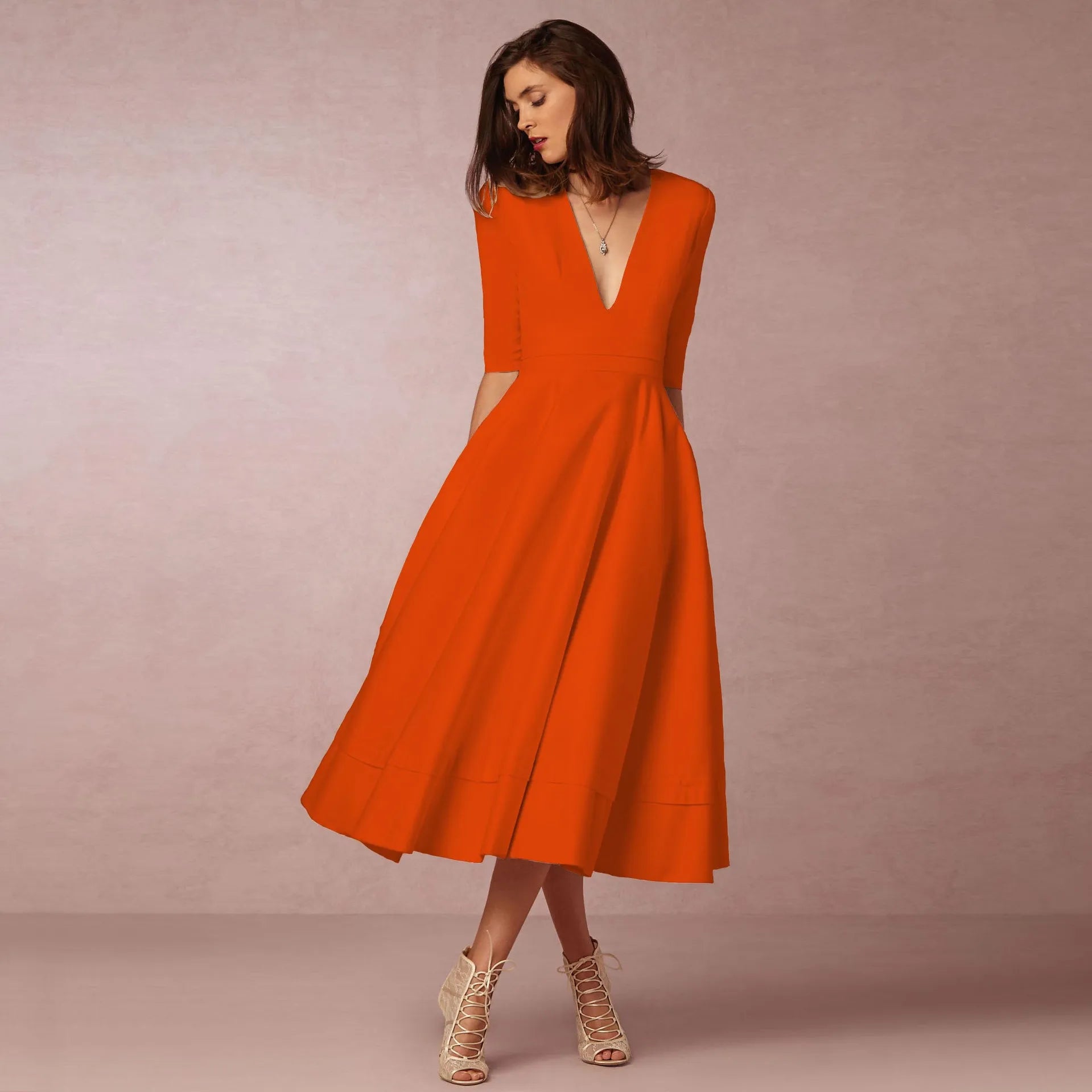 Valenzora | Elegant Long Women's Dress