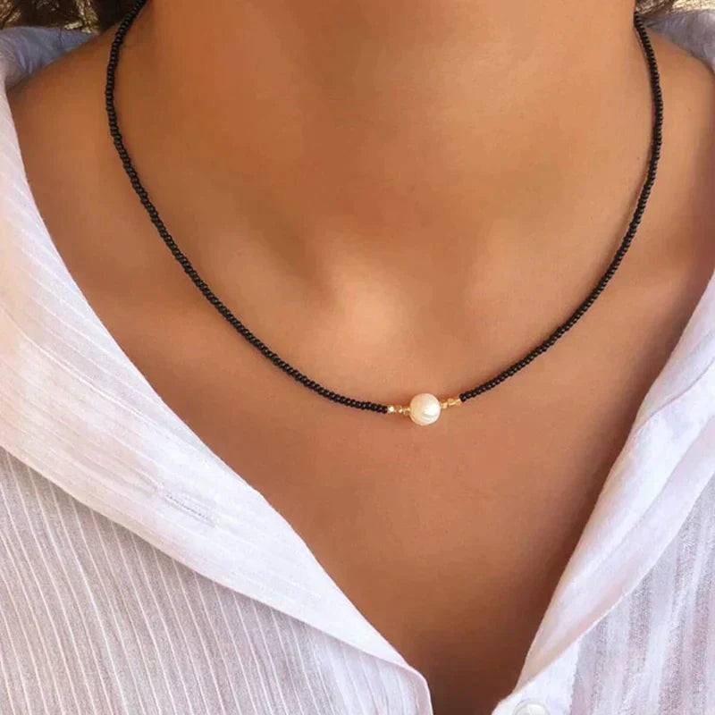 Valenzora | Necklace with Natural Pearls