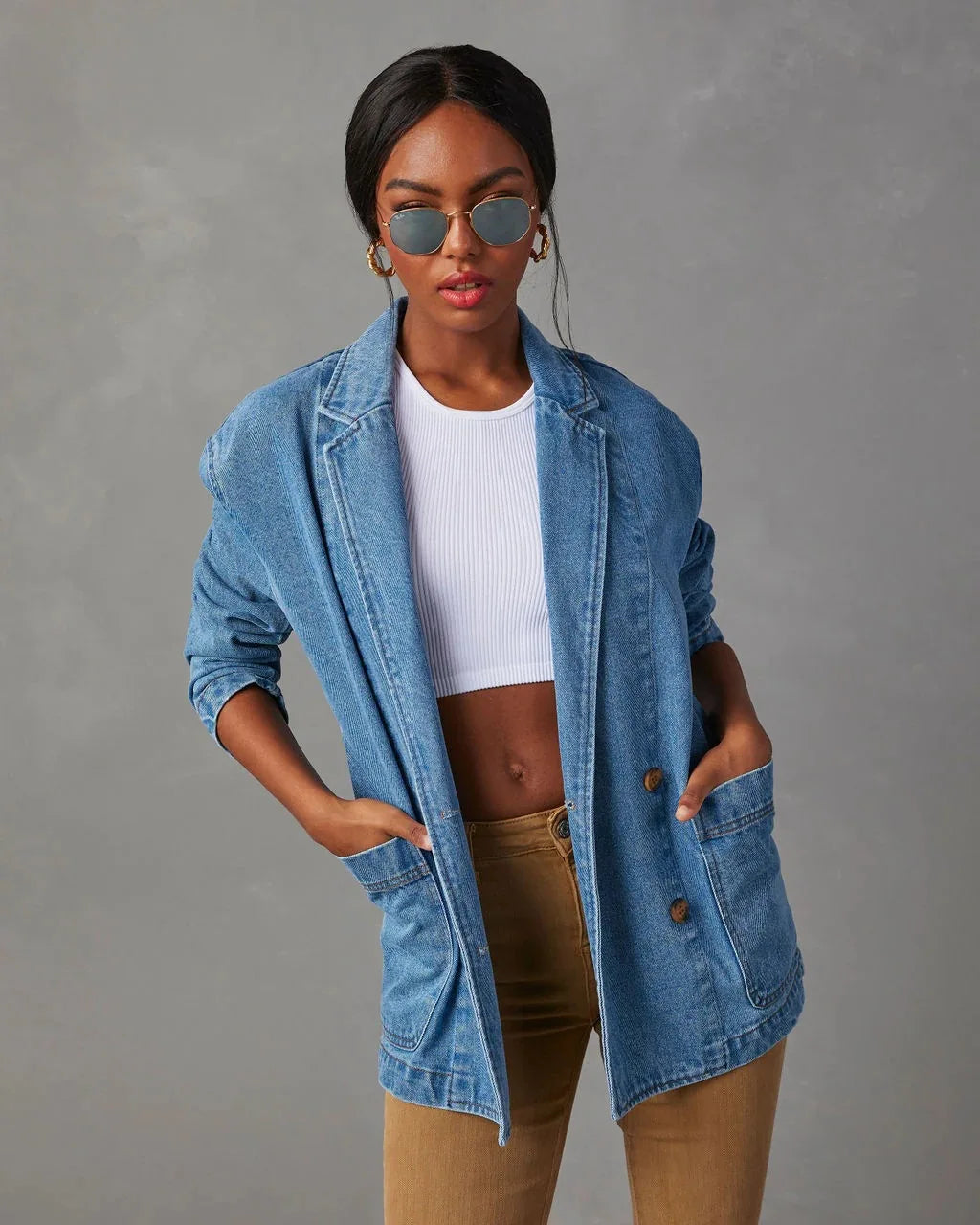 Valenzora | Stylish denim blazer