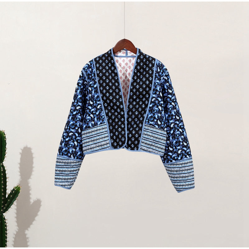 Valenzora | Women's jacket with floral pattern