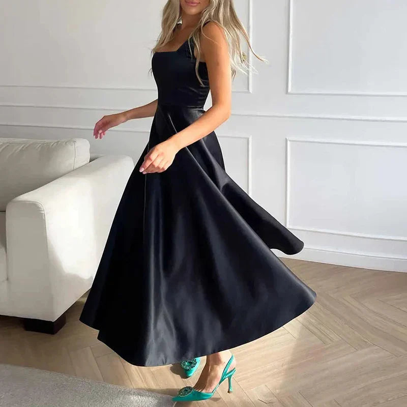 Valenzora | Modern Sleeveless Maxi Dress with High Waist for Women