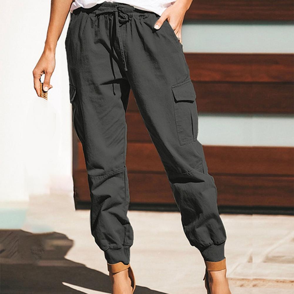 Valenzora - Cargo trousers with drawstring