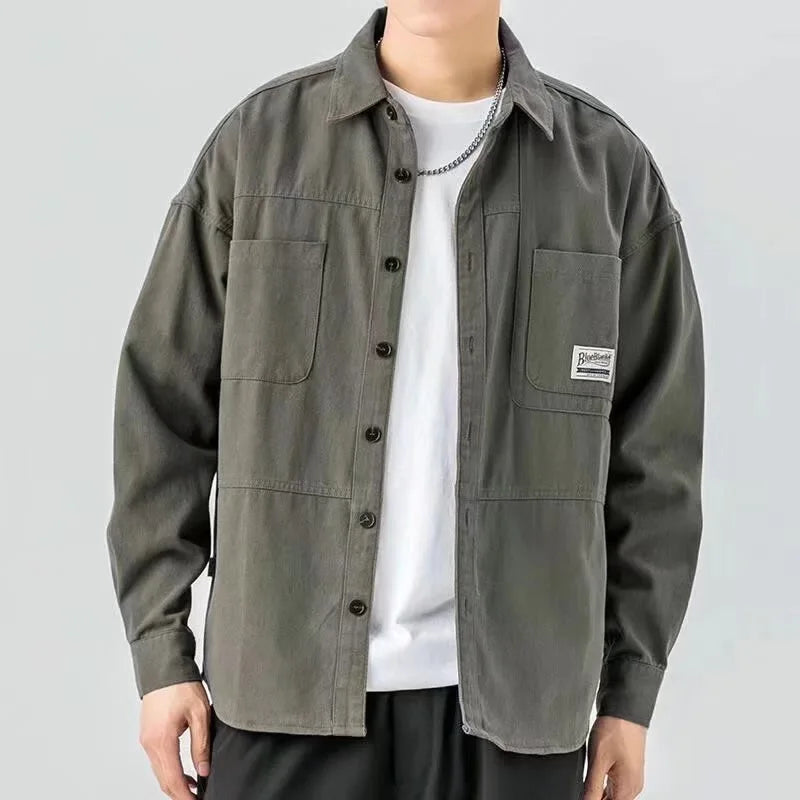 Valenzora | Vintage Long-Sleeved Shirt Jacket