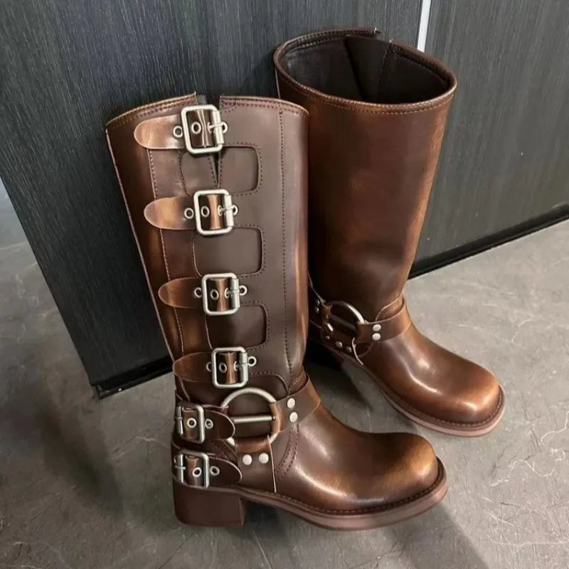 Valenzora - Vintage Leather Boots