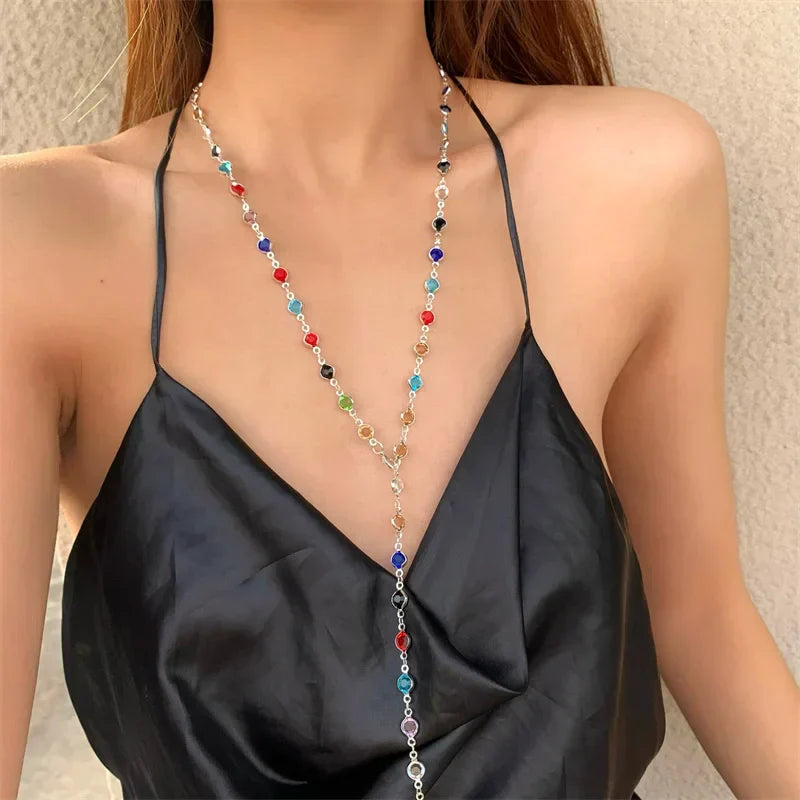 Valenzora | Colorful Crystal Zircon Necklace