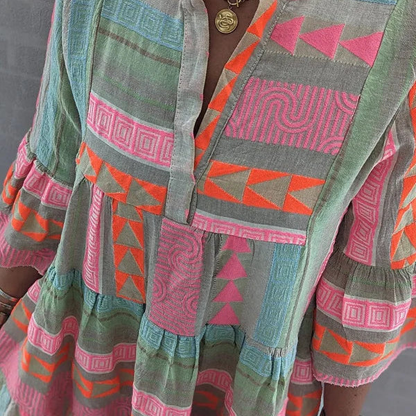 Valenzora | Boho Chic Loose Fit Dress