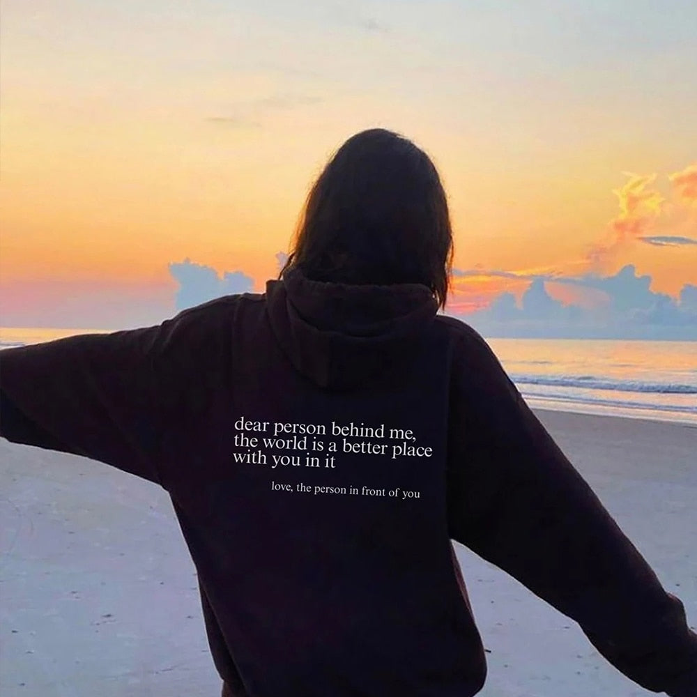 Angel - Dear person behind me Unisex Hoodie