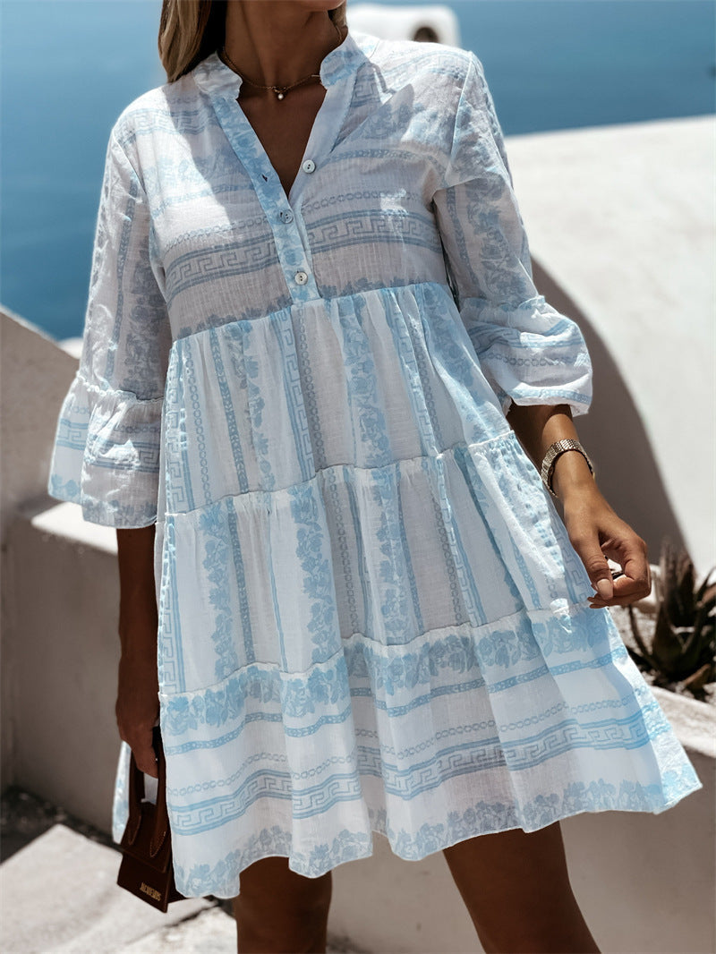 Valenzora | Boho layered tunic dress Millana