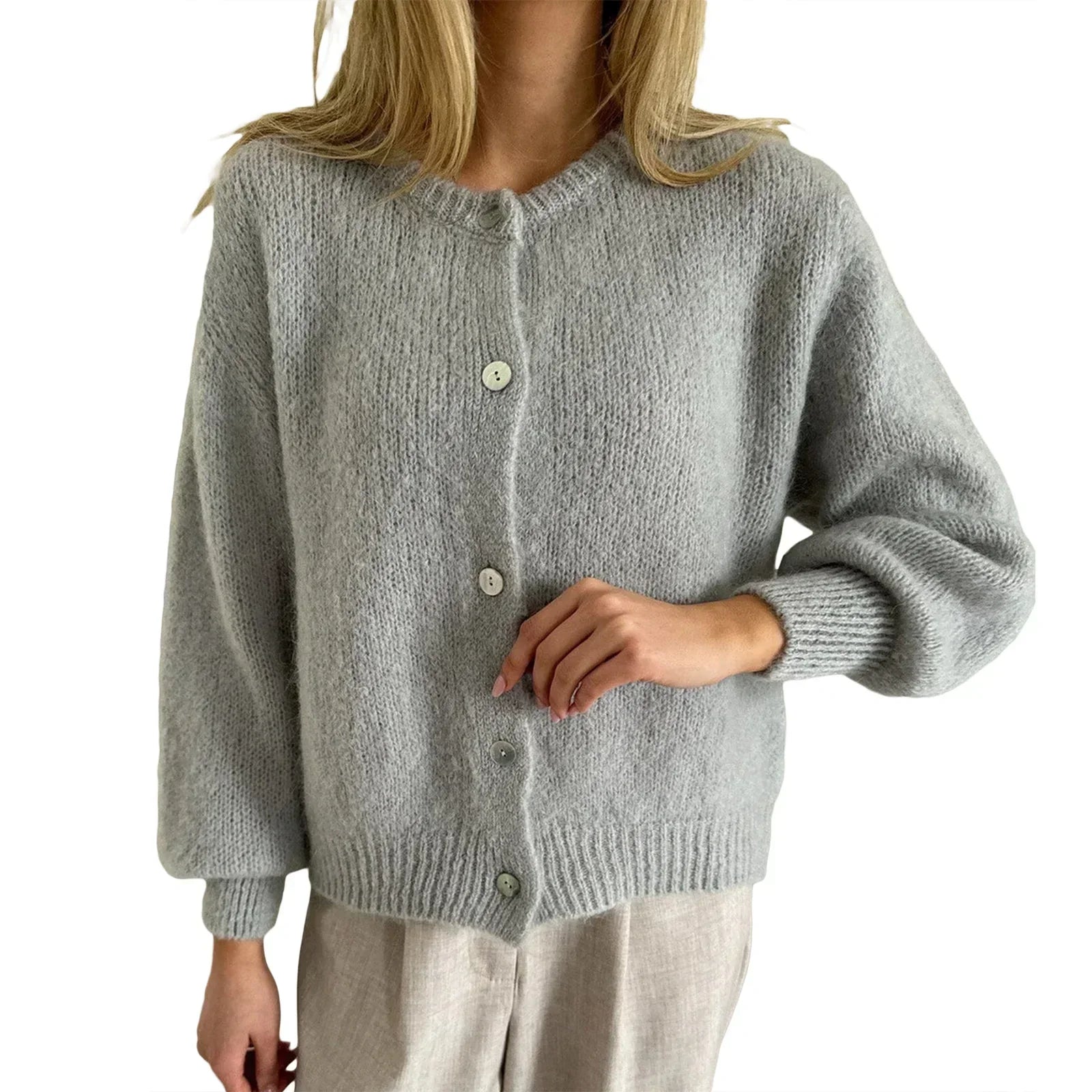 Valenzora | Langärmlige Strickjacke