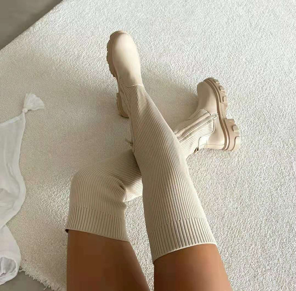 Valenzora | Stylish over-the-knee sock boots for every occasion