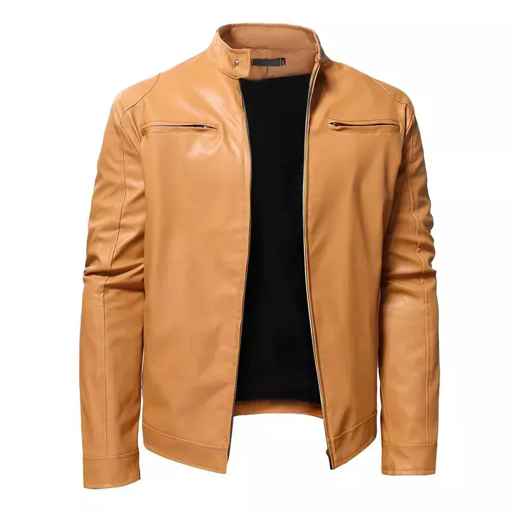 Valenzora | Timeless leather jacket with biker flair