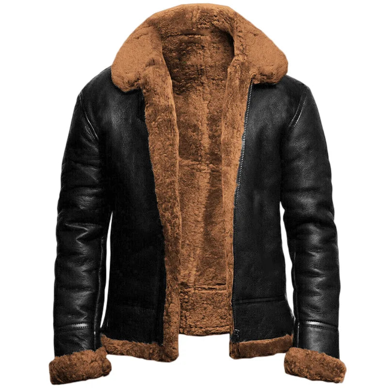 Valenzora | Stylish lambskin bomber jacket
