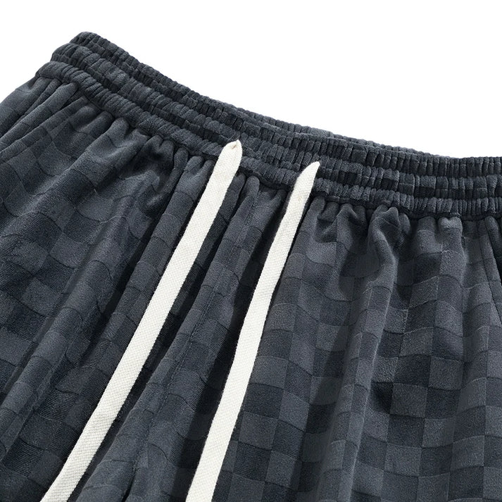 Valenzora | Stylish jogging pants with a checkered pattern