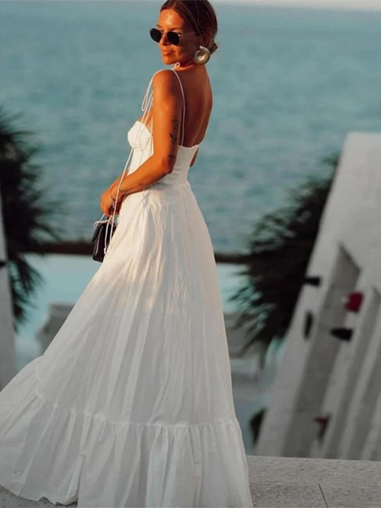 Spaghettiträger-Freizeitkleid
