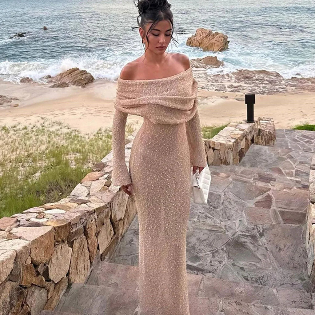 Valenzora | Off-shoulder maxi dress for women