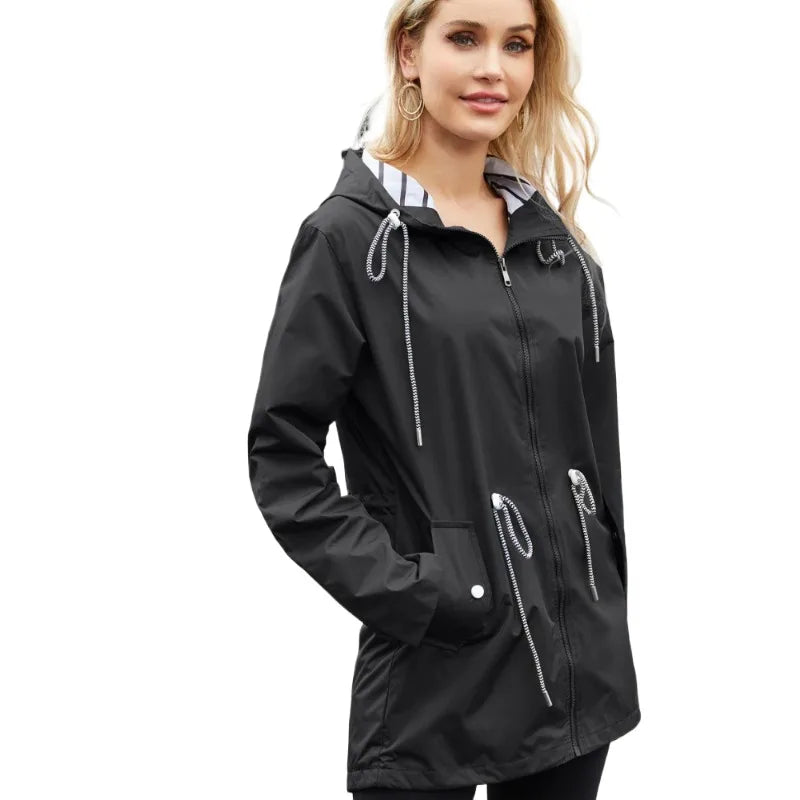 Valenzora | Wasserdichte Regenjacke für Damen