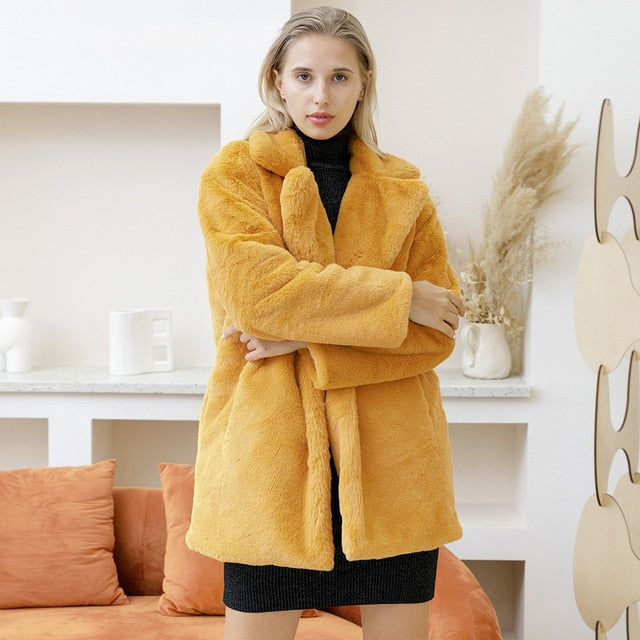 Valenzora Faux Fur Jacket | Perfect for the coming winter