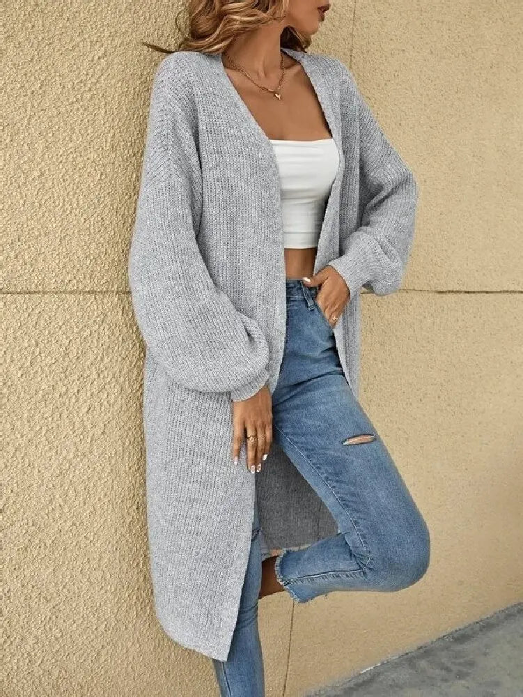 Fashionable long sweater