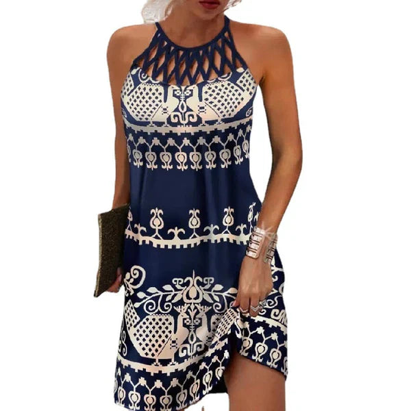 Woman Halter Summer Dress