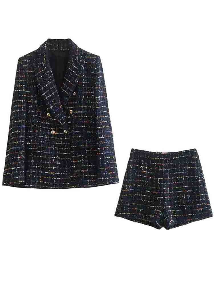 Valenzora - Women's Wool Blazer Clothing Set