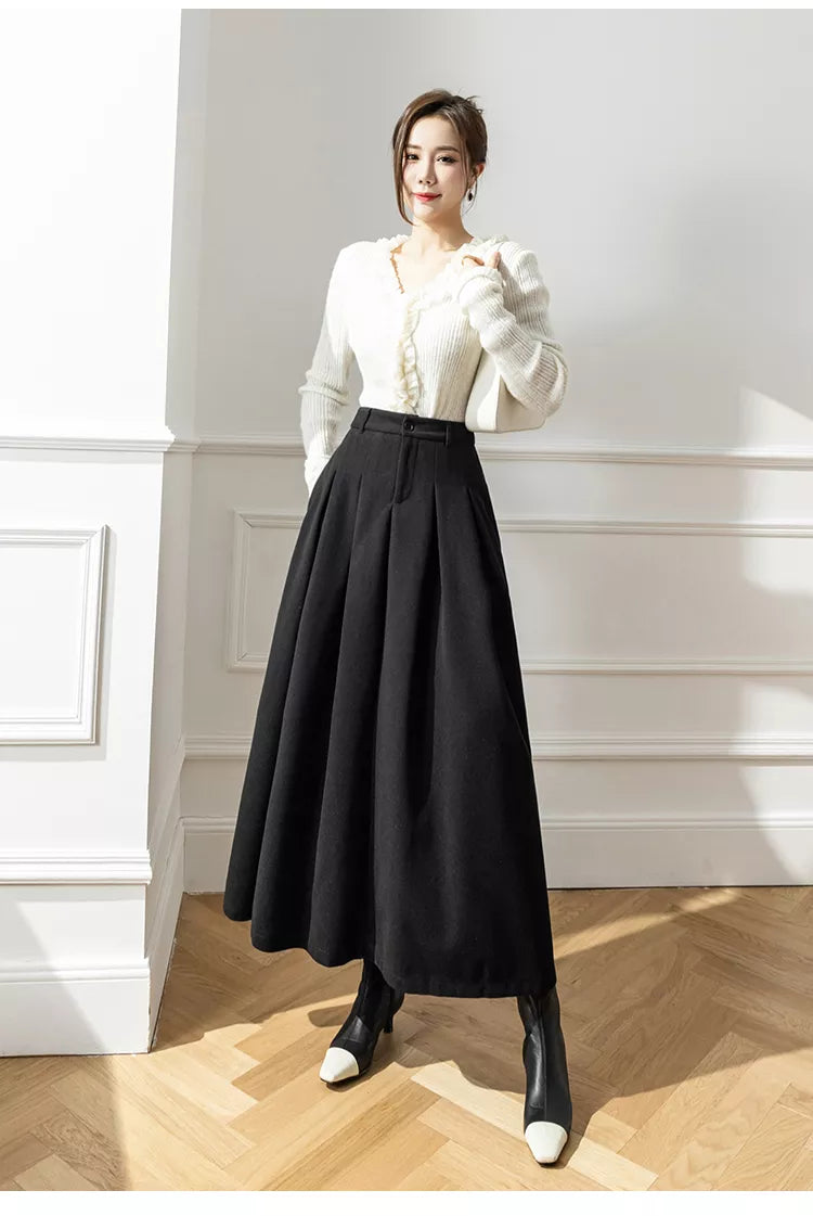 Valenzora Elegant Wool Skirts