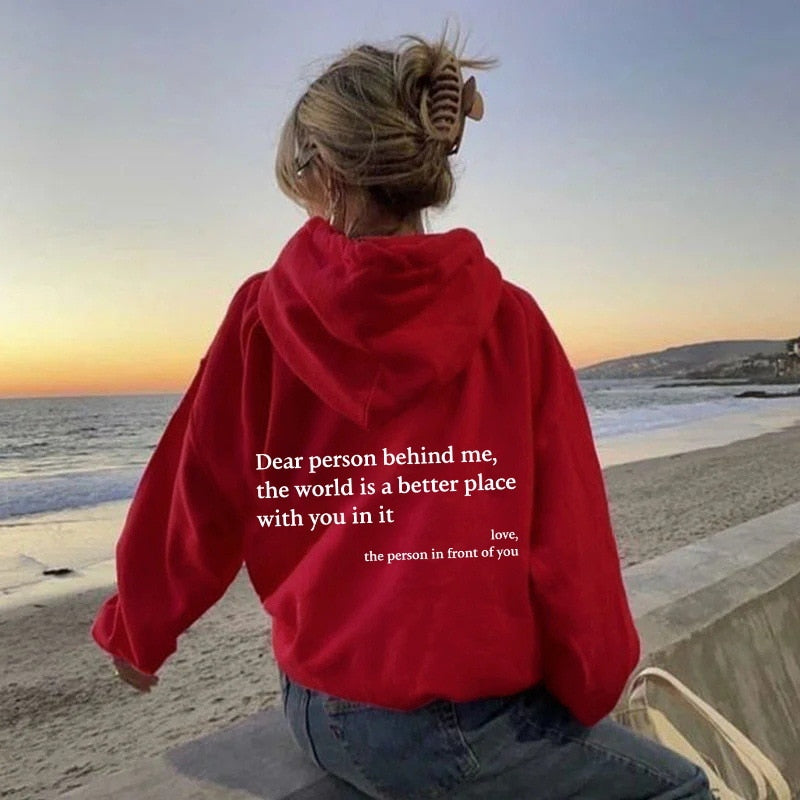 Angel - Dear person behind me Unisex Hoodie