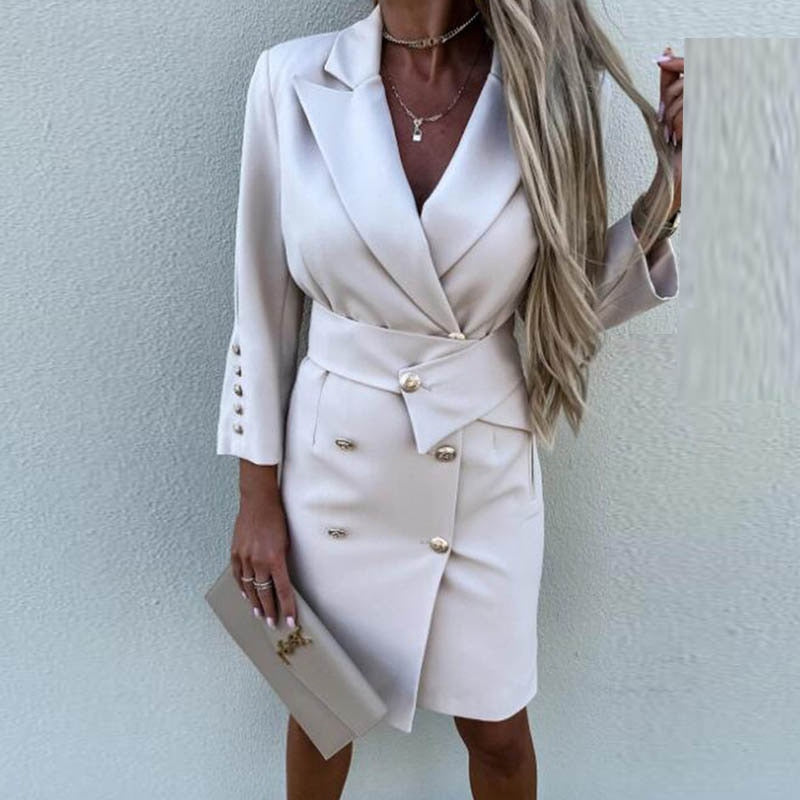 Valenzora | Double-breasted blazer dress
