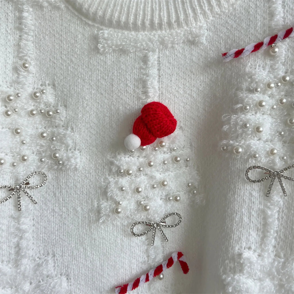 Valenzora - Ugly Christmas Sweater - Winter Women's Sweater with Christmas Theme