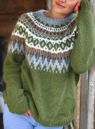 Valenzora | Nordische Strickjacke für Damen