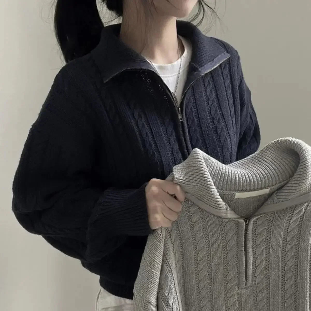 Valenzora | Zip Pullover
