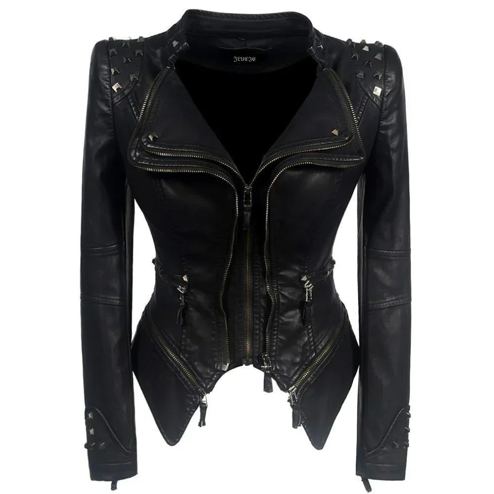 Valenzora | Stylish Leather Jacket for Women