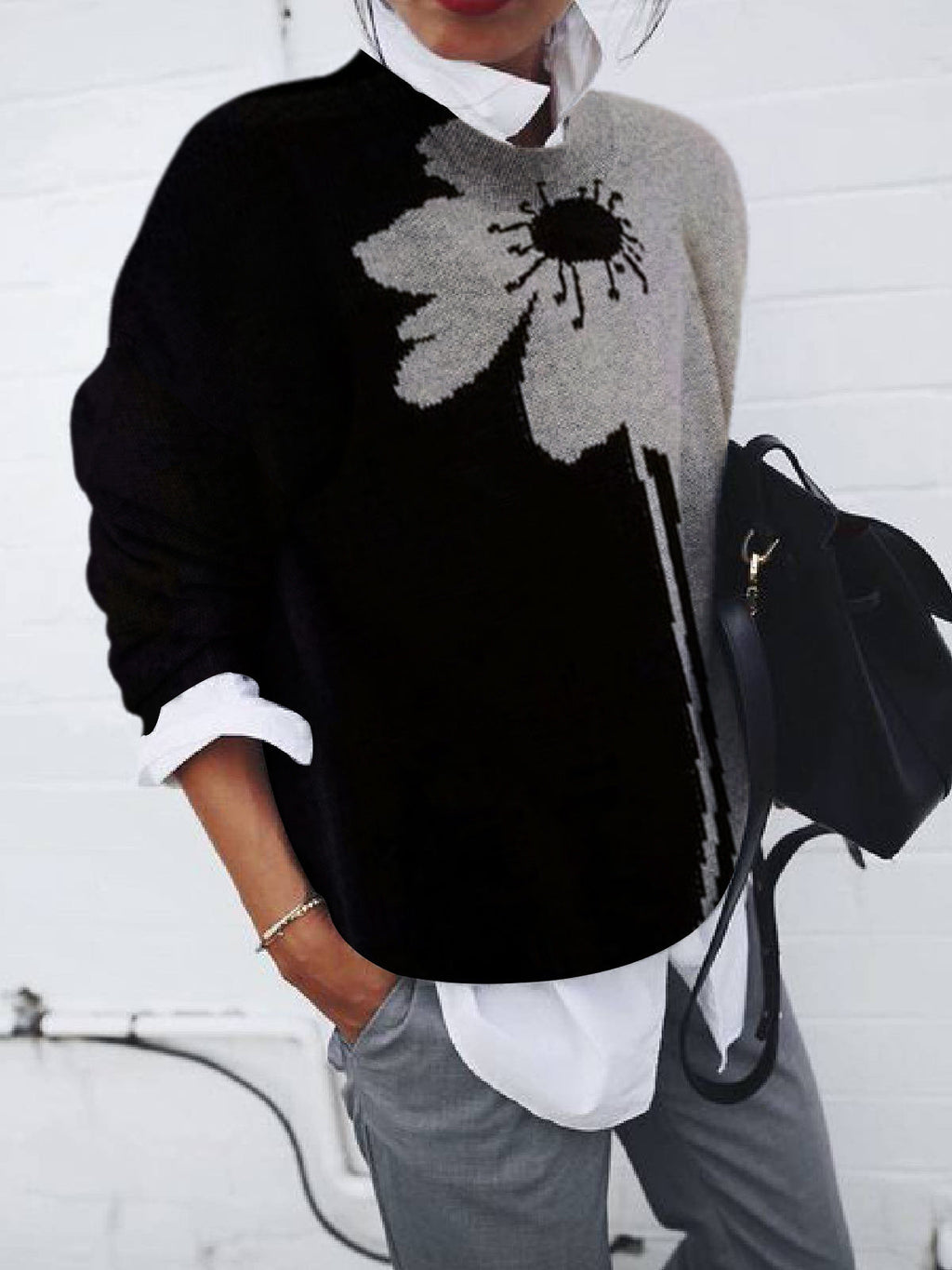 Valenzora | Women's Hoodies Loose Printed Long Sleeve Sweatshirt
