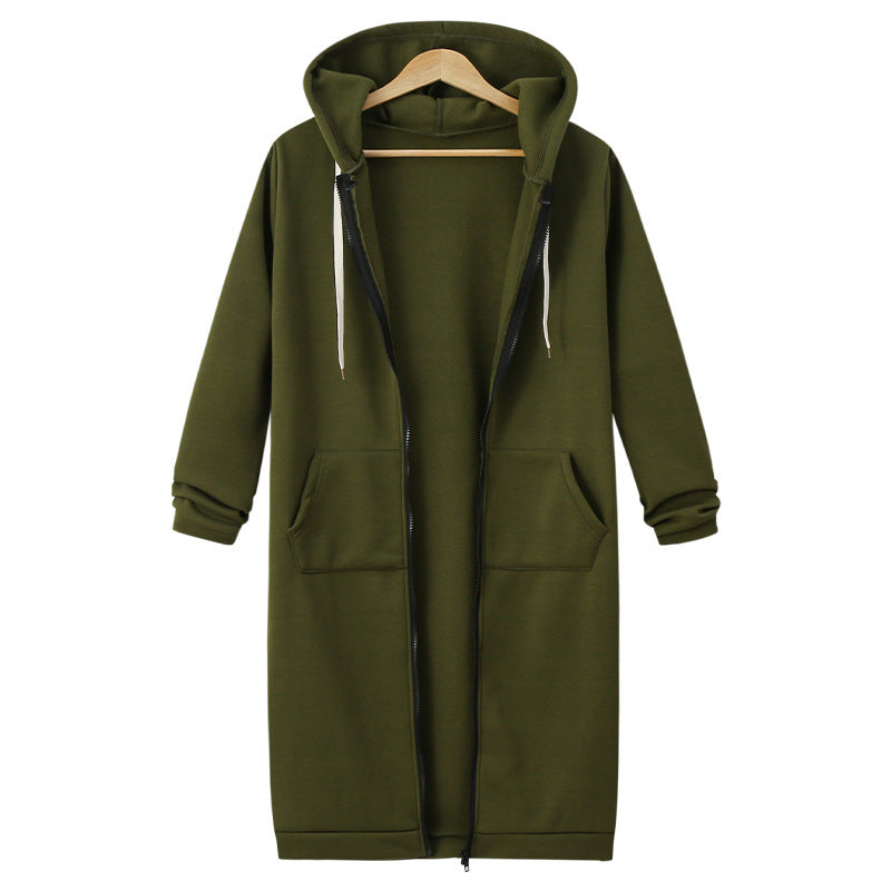 Valenzora | Long hooded jacket