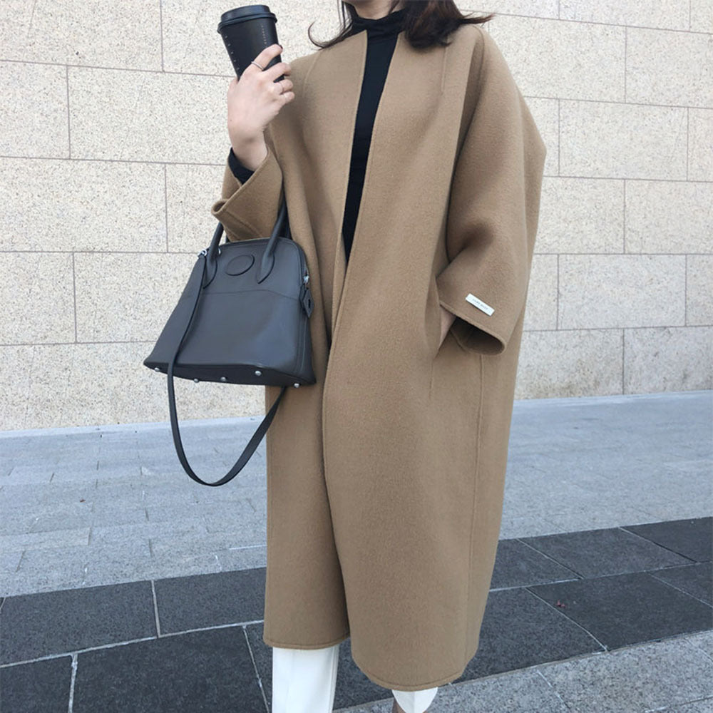 Valenzora - long straight winter coat