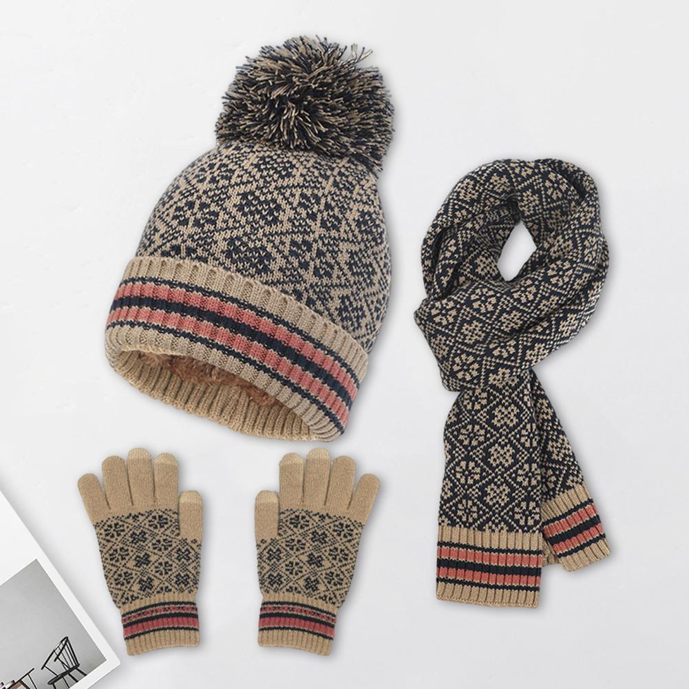 Valenzora | Casual Autumn/Winter 4-Piece Warm Knit Set for Women