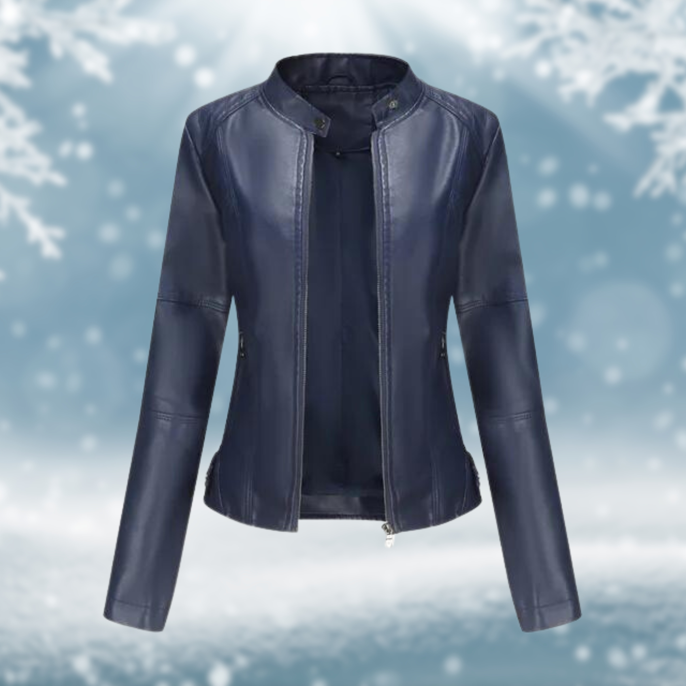 Vegane Lederjacke