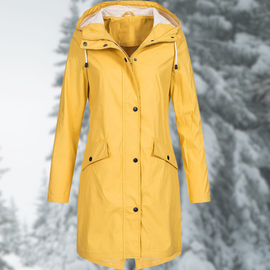 Valenzora | Fashionable, long and waterproof raincoat