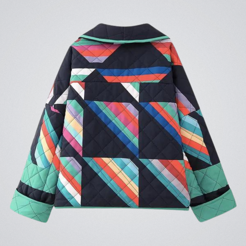 Valenzora | Retro Jacket with Polo Collar