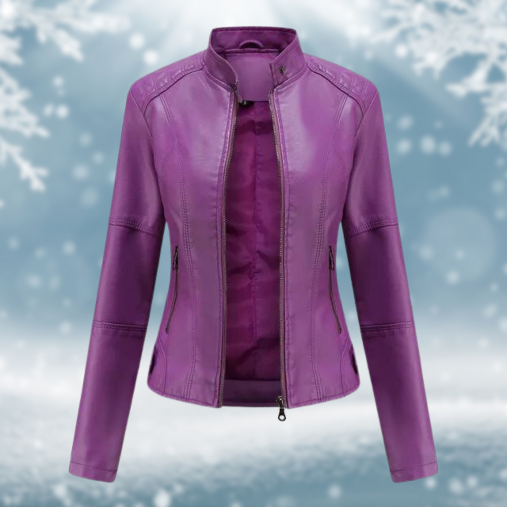 Vegane Lederjacke