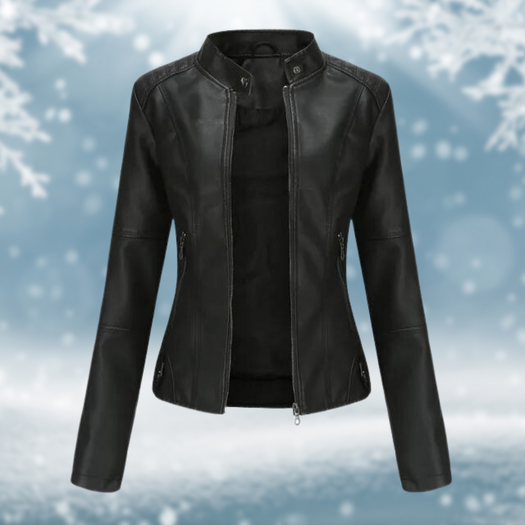 Vegane Lederjacke
