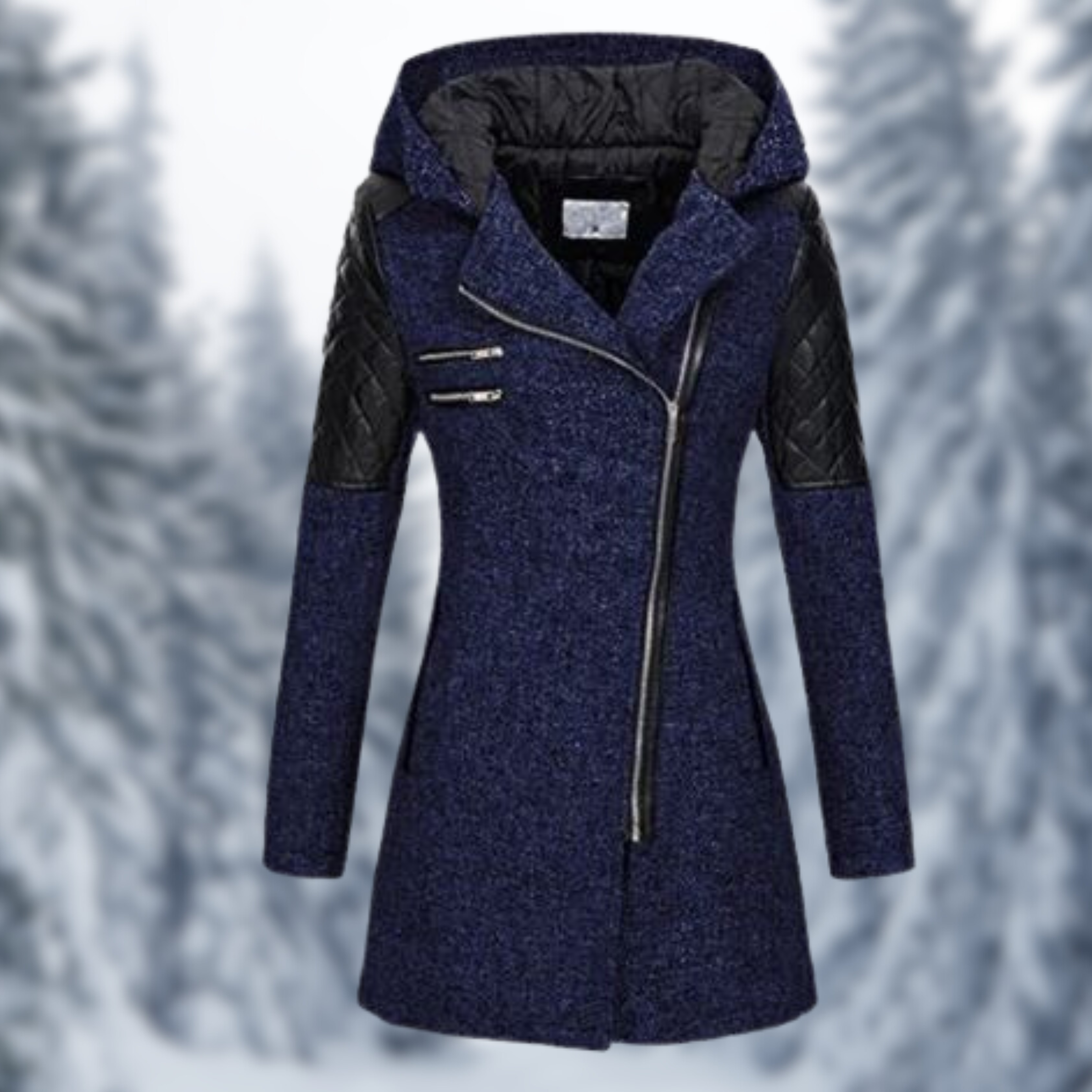 Valenzora | Women's Coat with Zipper