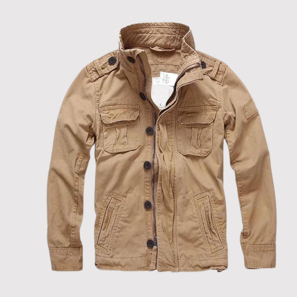 Valenzora | Retro Denim Jacket with Multiple Pockets