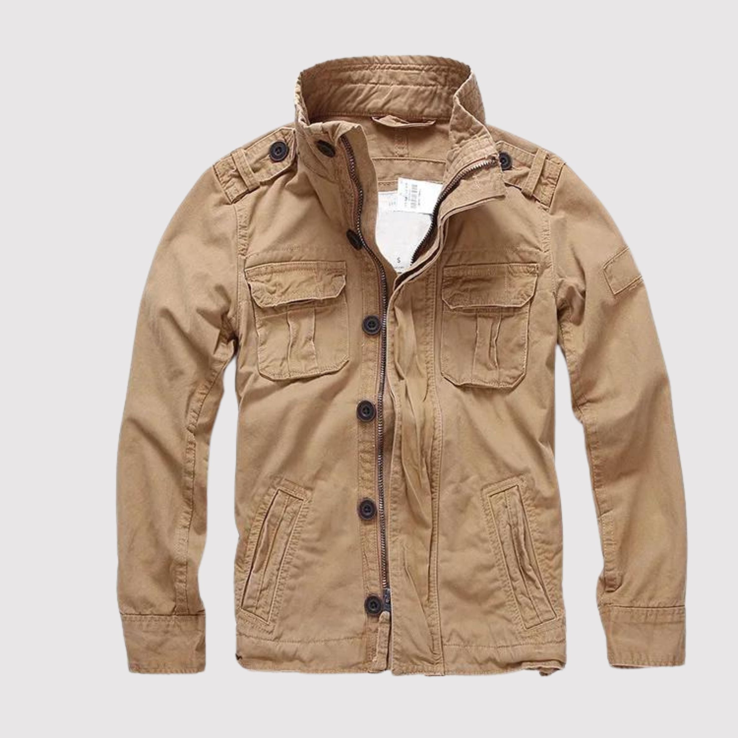 Valenzora | Retro Denim Jacket with Multiple Pockets