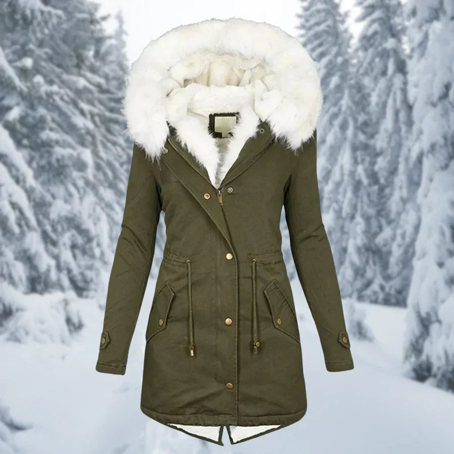 Women's Winter Warm Jacket, Medium Length