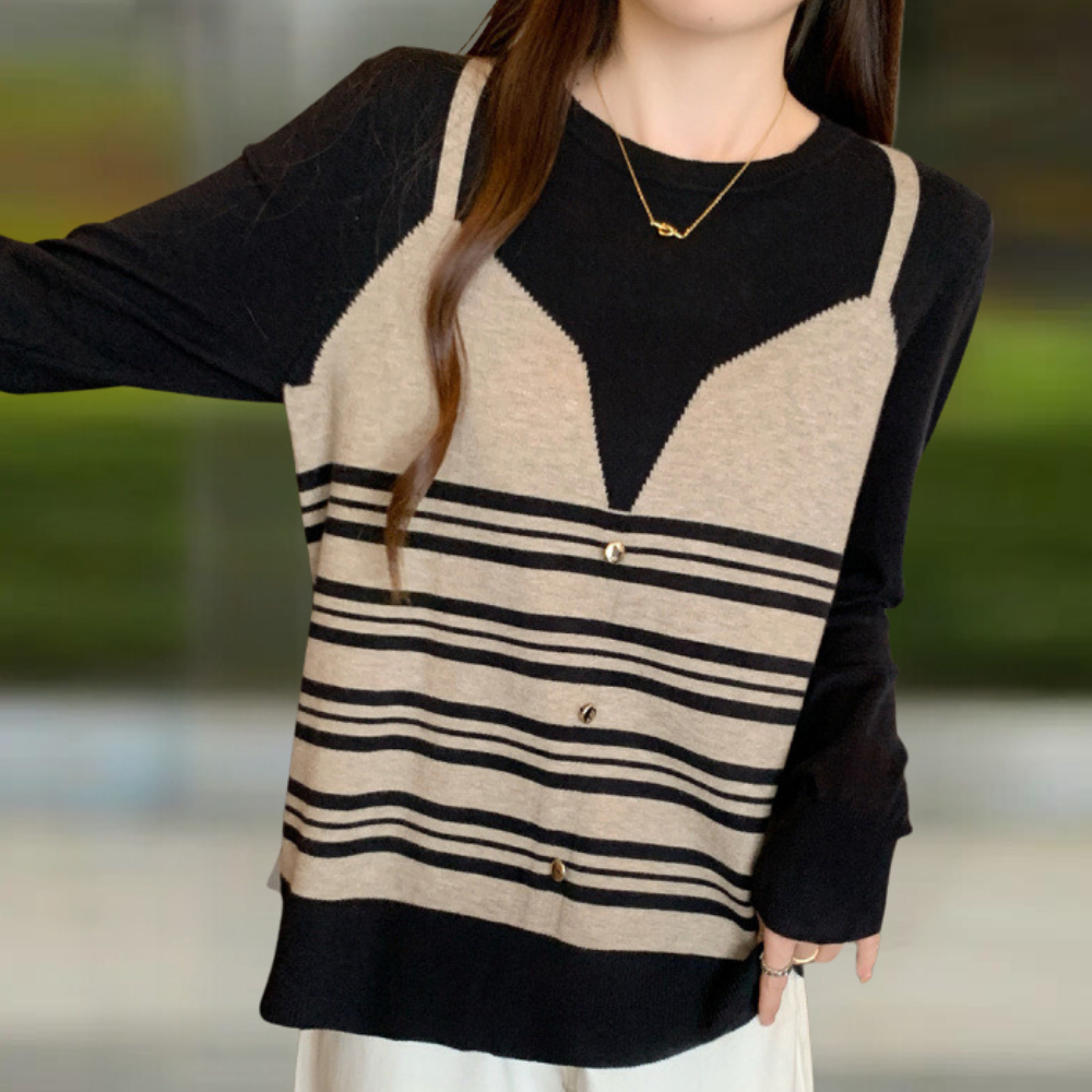 Valenzora | Modischer Strickpullover für Damen