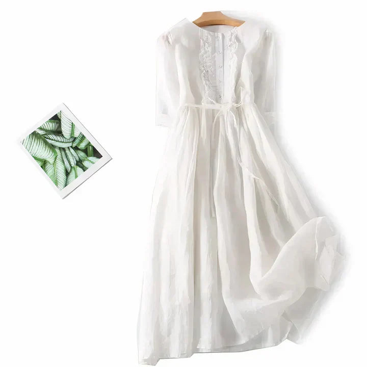 Valenzora | Fließendes Leinenkleid