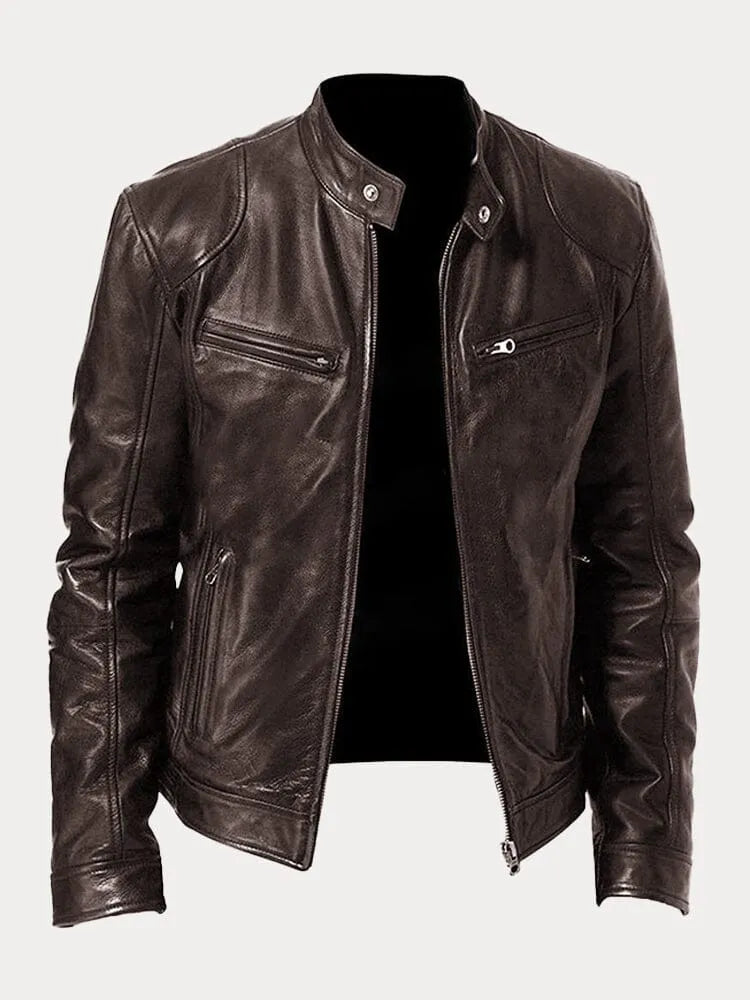 Valenzora | Casual leather jacket: Timeless style and comfort