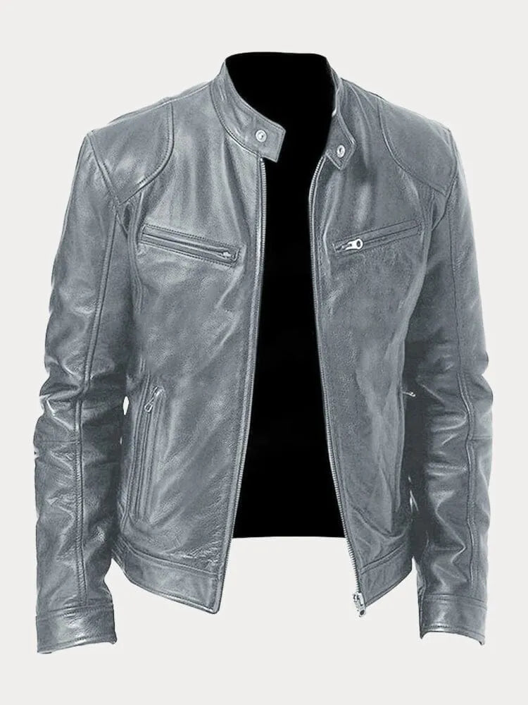 Valenzora | Casual leather jacket
